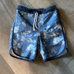 Oshkosh Blue and White Swim Trunks. Size 6.